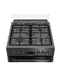 Blomberg GGN65N 60cm Double Oven Gas Cooker with Gas Hob - Anthracite