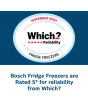 Bosch KGN392LAGG 60cm 60/40 Total No Frost Fridge Freezer - Stainless Steel Look 