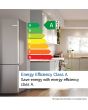 Bosch KGN392LAGG 60cm 60/40 Total No Frost Fridge Freezer - Stainless Steel Look 