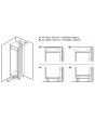 Bosch KIN85NSE0G 54.1Cm 50/50 Built-In Frost Free Fridge Freezer White