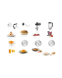 Bosch MUM59340GB CreationLine 3.9 Litre 1000W Stand Mixer - Anthracite - Silver Anthracite - Si