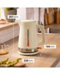 Bosch TWK4M227GB 1.7 Litres Kettle - Cream 