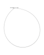 Hoover 41028754 Door Seal / Tub Gasket Clip / Clamp / Retainer : Dia. 370Mm