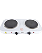 Lloytron E4202WH Double Hotplate White & Black
