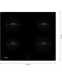 Neff T36CA50X1U 59.2cm Induction Hob - Black 