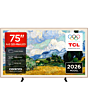 TCL 75A400 PRO-UK 75inch 4K Ultra HD QD-MINI LED AI Art TV 