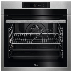 AEG BPE742380M 59.5cm Built In Electric Single Oven - Anti-Fingerprint Stainless Steel