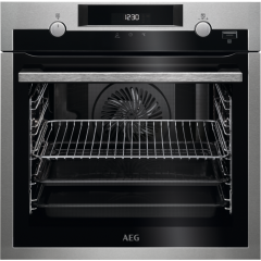AEG BPS55IE20M 56cm Built In Electric Single Oven - Stainless Steel.