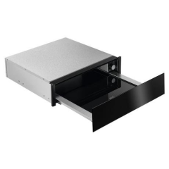 AEG KDE911424B 14cm Warming Drawer - Black Glass Black