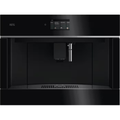 AEG TC8NK7B Bean to cup compact coffee machine. Pre-programmed coffee including espresso, long and a
