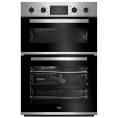 Beko CDFY22309X 60cm Built In High Specification RecycledNet® Double Oven - Stainless Steel
