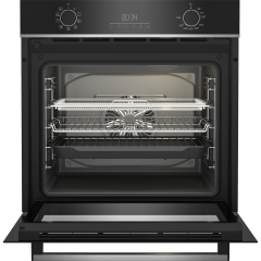 Beko CIMYA91B Single Electric Oven, Black Stainless Steel