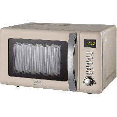 Beko MOC20200C 20L 800W Retro Compact Microwave Cream