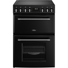 Belling 444411810 60cm electric mini range cooker – 102L total cooking capacity, ceramic hob, fanned