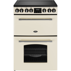 Belling 444411811 60cm electric mini range cooker – 102L total cooking capacity, ceramic hob, fanned