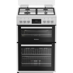 Blomberg GGRN655W 60Cm Freestanding Gas Double Oven - White White
