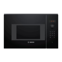Bosch BFL523MB0B Built-In Serie 4 Microwave Black St/Steel