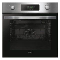 Candy FIDCX615 60 cm multifunction oven, 8F, 65 litre capacity, LED full programmer, Stainless Steel