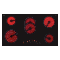 CDA HC9621FR 90cm Ceramic Hob - Black