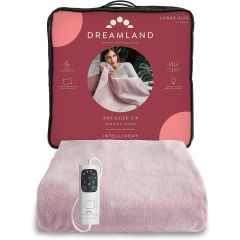 Dreamland 16708 Luxury Heated Throw Dusky Pink