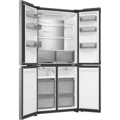 Haier HCR58S18DNMM 60/40 Fridge Freezer - Inox 