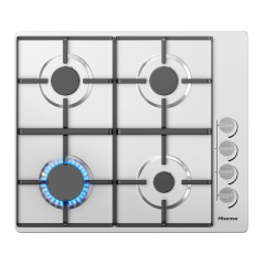 Hisense GM642XHS 60Cm Gas Hob Stainless Steel