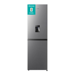 Hisense RB327N4WCE 50/50 Total No Frost Fridge Freezer - Stainless Steel 