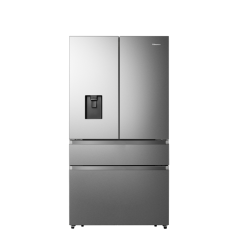 Hisense RF749N4WIF 91.4cm Frost Free American Style Fridge Freezer - Stainless Steel