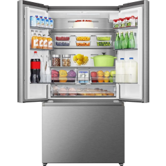 Hisense RF815N4SESE Total No Frost Plumbed American Fridge Freezer - Silver 