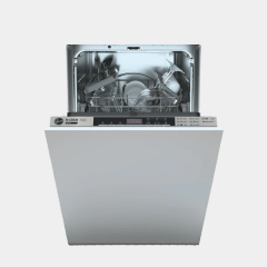 Hoover HDIH 2T1047-80 45cm SlimLine Dishwasher, 10 place settings, E energy, 47dB, Black LED Touch i