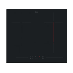 Hoover HH64BVT 60 cm Ceramic Hob, 4 zones (incl bridge zone), front touch control, electronic timer,