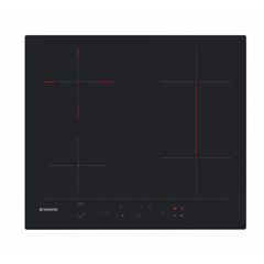 Hoover HH64DBB3P 60 cm Touch Control Ceramic Hob, 4 zones (incl double & bridge zone), front touch i