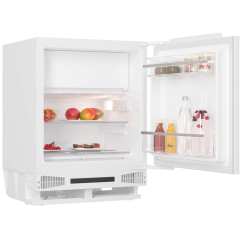 Hoover HOM4SE68EWPK Integrated UC fridge with ice box with silver trim 