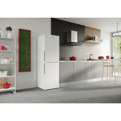 Hoover HVT3CLECKIHW 54.5Cm Fridge Freezer White