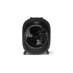 Igenix IG9022 2Kw Fan Heater Upright Black Black
