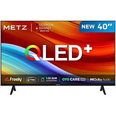 Metz 40MQH6800ZUK 40" HD Smart QLED TV with Freely Power by Tivo - Black 