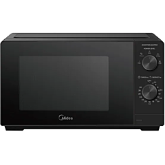Midea MMOP01MZ-BK 20L Solo Microwave - Black 