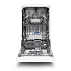 Montpellier MDWD1064W 45cm White Freestanding Dishwasher 10 Place settings, 6 Programme, 4 Temperatu