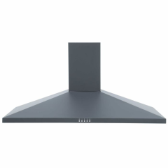 Montpellier MH1000BK 100cm Chimney Hood In Black 