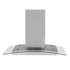 Montpellier MHG600X 60cm Curved Glass Chimney Hood Stainless Steel 
