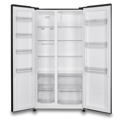 Montpellier MSBS442K American Side By Side Fridge Freezer 442L E Rated Black