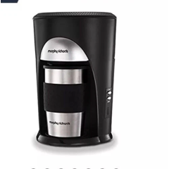 Morphy Richards 162740 Coffee On The Go Filter Coffee Machine Black - Silver