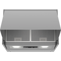 Neff D61MAC1X0B 60cm, 3 speed, push buttons, LED lights. Optional Recirculating Filter: Z51IMA0X0 Si