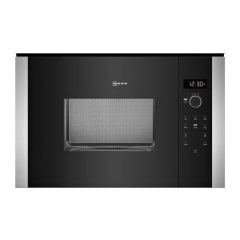 Neff HLAWD23N0B 800W: 20L: 5 power levels: electronic: silver display Stainless Steel