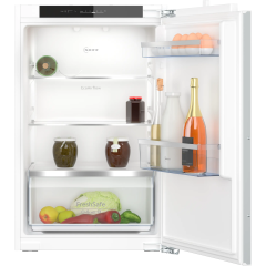 Neff KI1212FE0 87x54 built in fridge, FreshSafe, 4 glass shelves, LED light, fixed hinge 