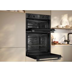 Neff U1ACE2AG3B 59.4cm Built In Electric Double Oven - Graphite Grey