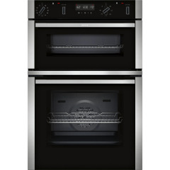 Neff U2ACH7AN7B Double Oven Pyrolytic &ndash; N 50, CircoTherm, Pyrolytic cleaning, Main oven 8 functions,