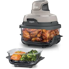 Ninja AS090UKGN CRISPi PRO 5-in-1 Glass Air Fryer - Green 