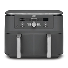 Ninja DZ400UK 9.5 Litre Max 6-In-1 Dual Zone Air Fryer Gun Metal Grey
