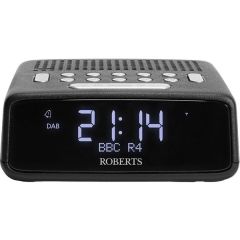 Roberts Radio ORTUSDABBK DAB+/FM Clock Radio - Black